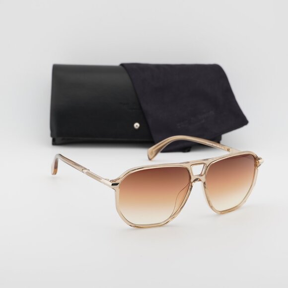 Rag & Bone RNB1074/S 010A N4 Aviator Sunglasses - Beige/Gold/Brown - Picture 7 of 10
